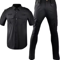 Uniforme de sécurité de haute qualité pour hommes, veste de costume de bureau, prix d'usine, léger, écologique, polyester/coton, manches longues