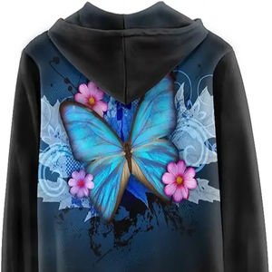 Sweat à capuche polaire surdimensionné pour homme, respirant, coupe-vent, épais et chaud, en laine, avec fermeture éclair, personnalisable avec logo – Collection Automne (Vente en gros) - Product Image 4