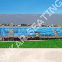Stade complet de football de plage portable avec tribunes et escaliers de type gradin de toit utilisation intérieure et extérieure divertissement sportif
