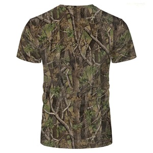 Low MOQ Summer Hunting Breathable Coat <b>Shirts</b> Lightweight <b>Camouflage</b> Unisex Short Sleeve Jacket Spandex Polyester Hunting Print - Product Image 5