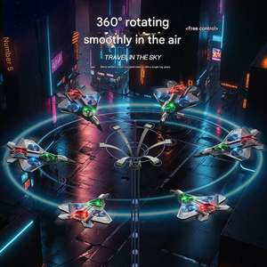 Drone de combat télécommandé en mousse avec stabilisation durable à quatre axes, vidéo FHD 1080p, temps de vol de 21 à 30 minutes - Product Image 3