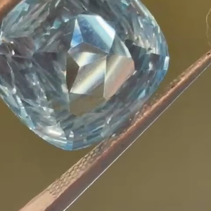 การออกแบบที่มีความแม่นยำตัดหินหลวมตามธรรมชาติสำหรับสวิสบลูโทแพซในเบาะเว้าสำหรับเครื่องประดับที่ดี - Product Image 3