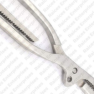 Instrumento médico, fórceps ortopédicos de sujeción de huesos, mango curvo personalizado completo, fórceps quirúrgicos de sujeción de huesos de acero inoxidable - Product Image 6