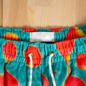 Summer Double <b>Layer</b> Sublimation Plain 100% Polyester 5 Inch Inseam Gym Blank Basketball Shorts Custom breathable Mesh Men Shorts - Product Image 3