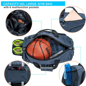 Nouveaux sacs de sport de grande capacité avec logo personnalisé sac de sport de voyage léger et personnalisé - Product Image 4
