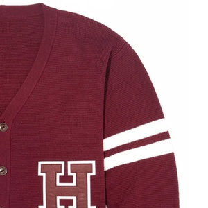 OEM Custom Made Winter Sorority Women's Clothing Vintage <b>Cardigan</b> Varsity Red & White Button Decoration Sorority & Fraternity - Product Image 4