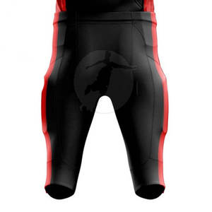 Uniforme de fútbol americano de color liso de diferentes estilos, cómodo uniforme de fútbol americano de secado rápido - Product Image 6