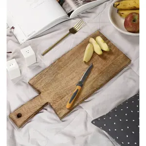 Tabla de cortar de madera natural con suministro al por mayor, tabla de cortar de cocina para verduras, carne y frutas disponible para la venta - Product Image 2