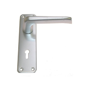 มือจับอะลูมิเนียมแบบล็อคคันโยกสำหรับห้องน้ำที่มีฝาปิดด้านหลังบาร์กลมมือจับประตูจากอินเดีย - Product Image 4