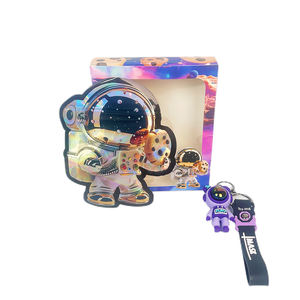 Sacs Mylar Creative Spaceman 3.5 avec boîte et jouet 3D, anti-odeur avec fenêtre pour l'emballage des produits comestibles - Product Image 6