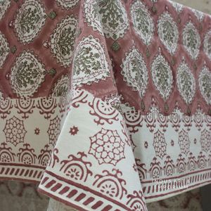 Nappe de table imprimée en toile de coton indien 4 places, 6 places et 8 places - Product Image 1