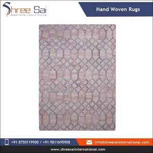 Tapis tissé à plat en coton de couleur personnalisée dernier cri tapis Dhurrie fabriqué à la main pour la décoration correspondant aux commandes au détail ou à l'approvisionnement à l'exportation - Product Image 3