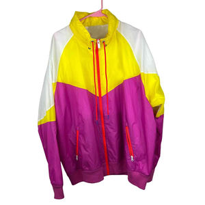 2025 Veste coupe-vent imperméable à demi-fermeture éclair pour hommes 100% polyester avec logo OEM personnalisé brodé sur le devant - Product Image 6