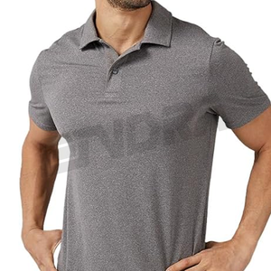 Nouveau polo de marque privée à la mode pour hommes à manches courtes sans marque design personnalisé haut de polo décontracté tissu doux vêtements d'été - Product Image 5