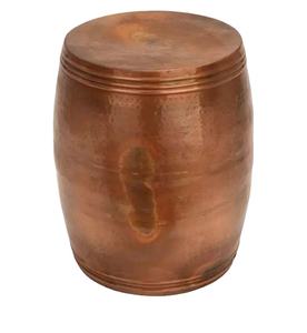 Taburete de Muebles clásicos de Metal, mueble decorativo de color cobre para el hogar, sala de estar y utensilios de cocina, decoración - Product Image 1