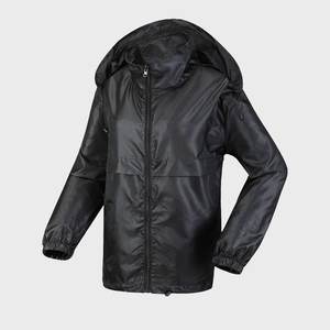 2022 femmes léger imperméable imperméable veste brodé rayure décoration Nylon doublure capuche utilisation extérieure plaine teint - Product Image 6