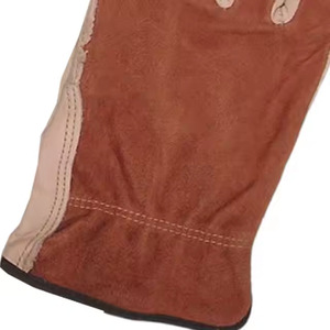 Guantes de trabajo de desgaste industrial de construcción Guantes de trabajo de cuero de buena calidad Guantes DE TRABAJO DE SEGURIDAD DE Venta caliente - Product Image 3