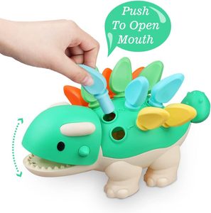 Jouets éducatifs pour enfants, tri, empilage, reconnaissance des couleurs, dinosaures - Product Image 2