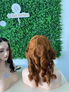 Vente en gros 30 pouces noir rouge dentelle avant perruque 13X4 Hd Transparent dentelle frontale perruque rouge de couleur perruques de cheveux humains pour les femmes - Product Image 5