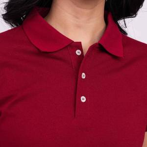 Poliéster/algodón de mujer de alta calidad para camisas Casual transpirable media manga Color personalizable y logotipo al por mayor - Product Image 2