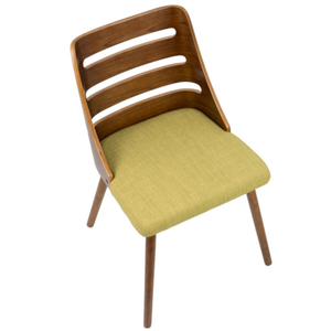 Ajoutez une touche d'élégance à votre salle à manger avec cette chaise de salle à manger en velours Teck Acajou Bois de Suar Autres meubles 1012501 - Product Image 5