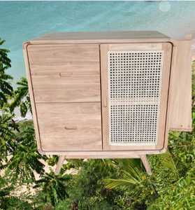 Meuble buffet en rotin, style rétro - Product Image 3