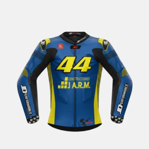 เสื้อแจ็คเก็ตมอเตอร์ไซค์หนังวัวแท้สำหรับผู้ชาย รุ่น Ramaha พร้อมอุปกรณ์ป้องกันระดับ CE ระดับ 2 และ Hump - Product Image 1