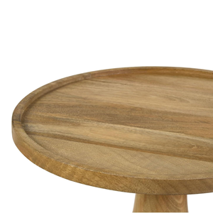 Mesa auxiliar de madera maciza de lujo Diseño minimalista elegante para un elegante acento en la sala de estar - Product Image 4