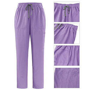 Vente chaude Femmes Logo Personnalisé Soins Infirmiers Scrubs Ensemble Anti-Rides Chirurgical Dessiné À La Main En Gros Hôpital Scrubs - Product Image 2