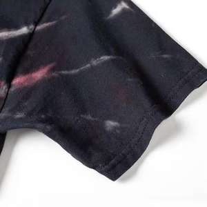 High Quality Men's <b>Tie</b> Dye T-Shirt Custom Own Logo Half Sleeve O-Neck Breathable T-shirt for men For Sale - Product Image 3