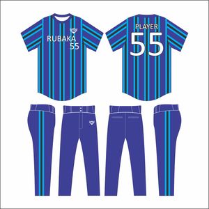 Nouveau design d'uniforme de baseball Le client le plus demandé couleur élégante Nouvelle mode vente en gros d'uniforme de baseball - Product Image 2