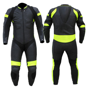 Combinaison de moto en cuir imperméable unisexe pour adultes, veste et pantalon avec protections pour toutes les saisons - Product Image 4