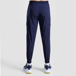 Excel 100% Cotton Trousers Navy-Oversized Formal Jogging Style Customized Logo Zippers Decoration XL 6XL Sizes Straight Colored - Product Image 2