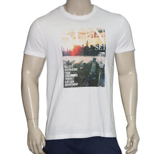 Camiseta con estampado de algodón 100% personalizado para hombre, camiseta de alta calidad 160 GSM, diseño de logotipo informal de talla grande 160 GSM, ropa informal corta - Product Image 4