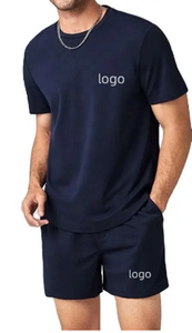 Novedad de verano al por mayor, conjuntos de pantalones cortos deportivos informales para hombre, conjuntos de pantalones cortos transpirables personalizados, conjuntos de pantalones cortos para hombre - Product Image 5