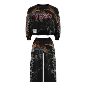 Chándal Ligero de Algodón 100% de Alta Calidad con Estampado Completo para Hombre, Pantalón Ancho, Personaliza Todo Según Tus Necesidades - Product Image 1