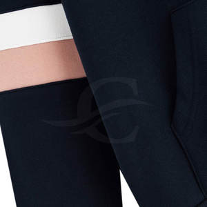 Nouveaux sweats à capuche décontractés pour femmes, de haute qualité, en tricot, couleur unie, respirants, en polyester/coton, personnalisables pour la saison hivernale - Product Image 5