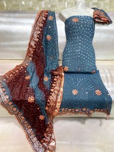 ชุดเดรสซาลาร์กาเมซทำจากอะคริลิคสไตล์โกต้าตัดเย็บอย่างมีสไตล์พร้อมรายละเอียดเกี่ยวกับชาติพันธุ์สำหรับชุดปาร์ตี้เทศกาลอินเดียและปากีสถาน - Product Image 3