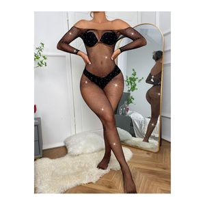 Abbigliamento fantasia body calza colore nero - Product Image 5