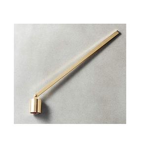 Allume-bougies en métal plaqué cuivre avec longue poignée pour éteindre les bougies décor parfumé à flamme de nid - Product Image 2