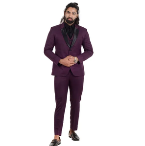 Traje de Novio de Lujo, Transpirable, Talla Grande, Personalizado, Blazer de Boda, Corte Entallado, Trajes de Negocios, 100% Poliéster, Venta al por Mayor para Hombre 2026 - Product Image 5