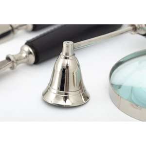 Decorative Magnifying Glass Letter Opener <b>Candle</b> Snuffer Metal Crafts <b>Cheap</b> Price Custom Nautical Gift Items - Product Image 4