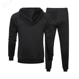 ชุดวอร์มแบบมีเชือกผูก OEM ODM ผู้ผลิตชุดกีฬา ชุดออกกำลังกาย โลโก้สั่งทำได้ คุณภาพสูง เสื้อผ้าผู้ชายแนวสตรีท ผ้าฝ้าย 100% - Product Image 5