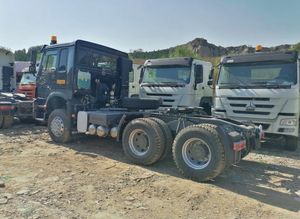 375hp S1n0truck รถบรรทุกผสมเครื่องยนต์ดีเซลอัตโนมัติ6X4 H0w0มือสอง Eur0 5 Em1ss10n มาตรฐานหนัก3ปี - Product Image 2