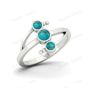 Anillo fino Eternity Vermeil de Plata de Ley 925 más vendido, joyería fina personalizada al por mayor, ajuste de bisel para fiesta - Product Image 3