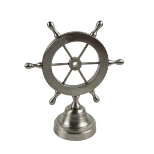 Diseño Artesanal de Decoración para Mesa de Hogar, Ideal para Escritorio de Oficina y Decoración de Mesa Interior, Diseño de Timón de Barco de Metal Sólido - Product Image 3