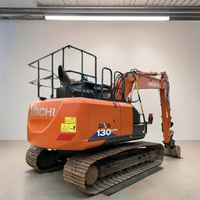 Excavadora Hidráulica Usada Hitachi ZX130 de 13 Toneladas, Motor Hitachi, Sistema HIOS IV, Bajo Ruido, Rendimiento Confiable, Caja de Cambios