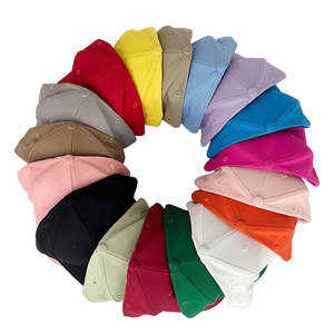 Venta al por mayor de gorras de béisbol deportivas personalizadas para hombres y mujeres sombreros de algodón ajustables a granel lisos en blanco deportes comunes OEM ODM proveedor - Product Image 2