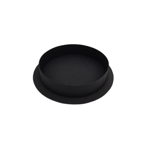 Bougeoir de luxe décoration de la maison haute qualité or/noir rouille placage aluminium Long pilier bougeoir fait à la main - Product Image 5