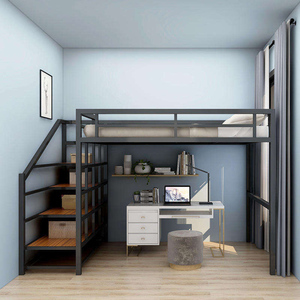 Design moderno di alta qualità <span class=keywords><strong>letti</strong></span> a castello in metallo materiale soluzione impilabile <span class=keywords><strong>salvaspazio</strong></span> per camere da letto alberghi scuole appartamenti - Product Image 3